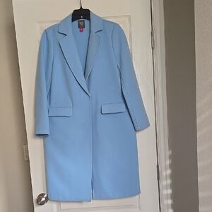 Vince Camuto Light Blue Long Coat